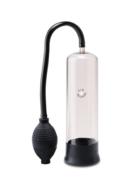 Pump Worx Rookie Of The Year Pump - Clear/Black Penis Pump
