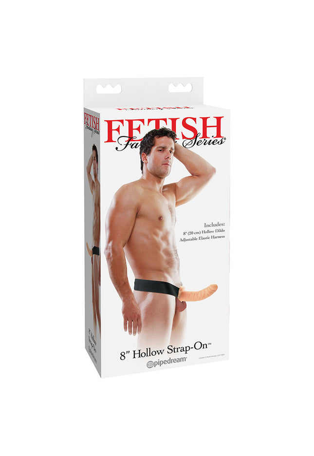 Fetish Fantasy Series 8'' Hollow Strap-On - Flesh 20 cm (8'') Hollow Strap-On