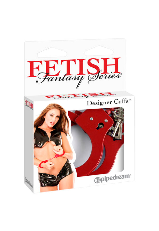 Fetish Fantasy Series Designer Cuffs - Red Hand Cuffs