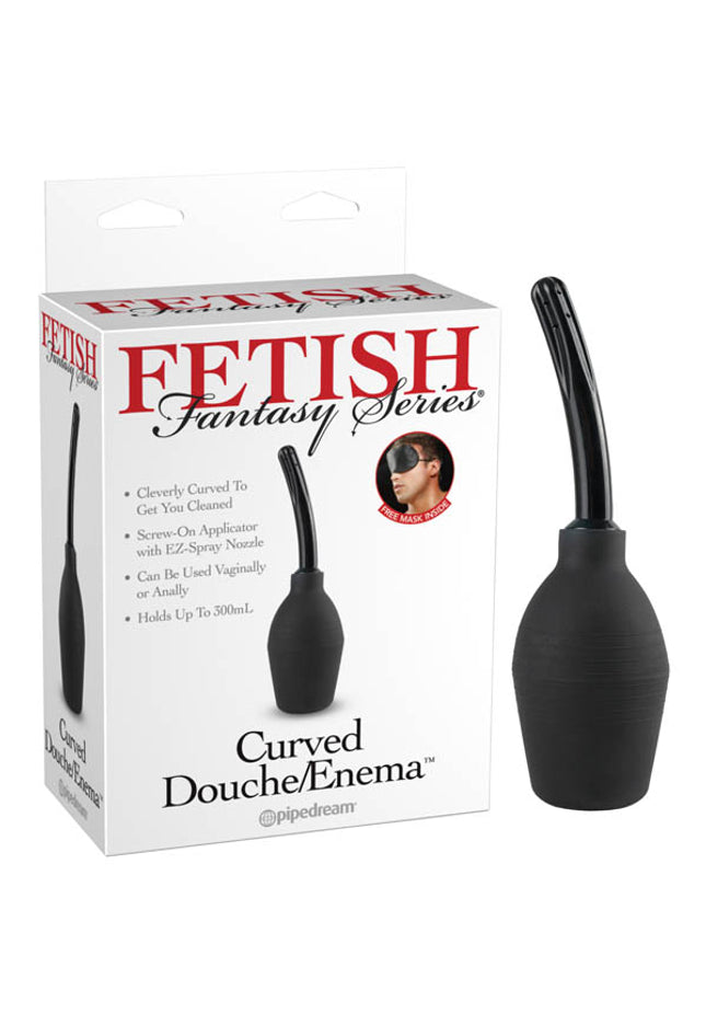 Fetish Fantasy Series Curved Douche/Enema - Black Douche/Enema