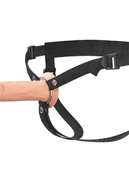 FX Elite 6'' Silicone Hollow Strap-On - Flesh - Flesh 15.2 cm Hollow Strap-On