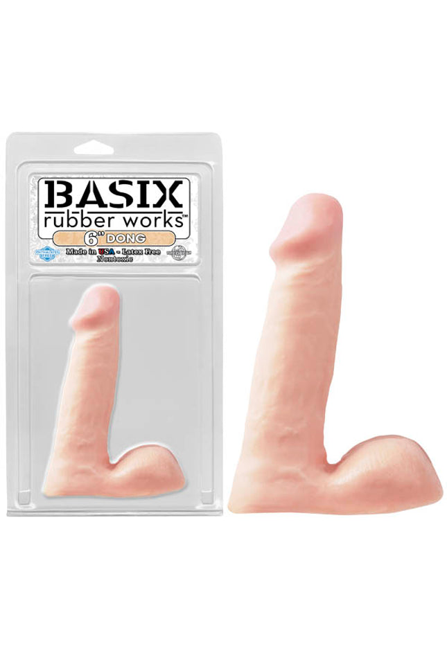 Basix Rubber Works 6'' Dong - Flesh 15.25 cm (6'') Dong