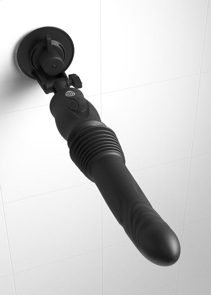 FFS Ultimate Silicone Thruster - Black - Black USB Rechargeable Thrusting Vibrator
