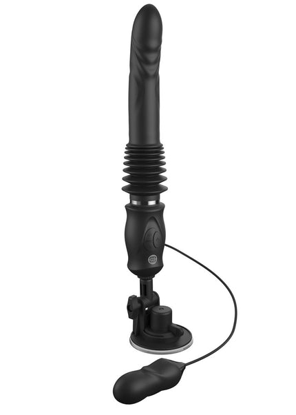 FFS Ultimate Silicone Thruster - Black - Black USB Rechargeable Thrusting Vibrator