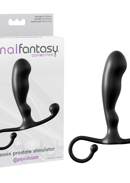 Anal Fantasy Collection Classix Prostate Stimulator - Black 10.1 cm (4'') Prostate Massager