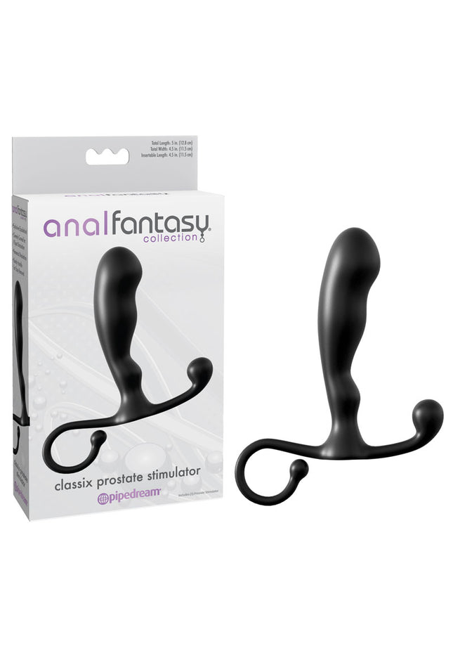 Anal Fantasy Collection Classix Prostate Stimulator - Black 10.1 cm (4'') Prostate Massager