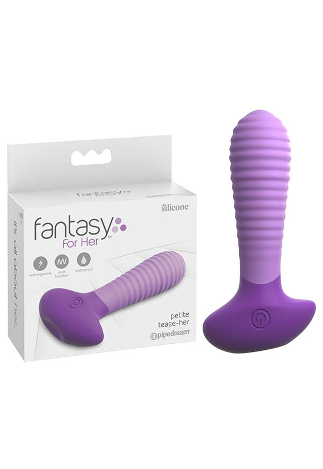 Fantasy For Her Petite Tease-Her - Purple 11.9 cm (4.75'') USB Rechargeable Stimulator