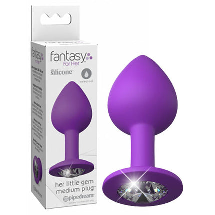 Fantasy For Her Little Gem Butt Plug – Purple | Medium 8.1 cm