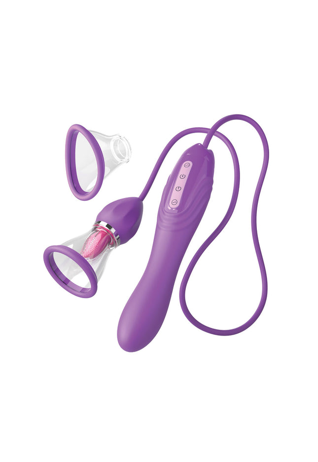 Fantasy For Her Her Ultimate Pleasure Max - Purple USB Rechargeable Vibrator with Flicking Stimulator