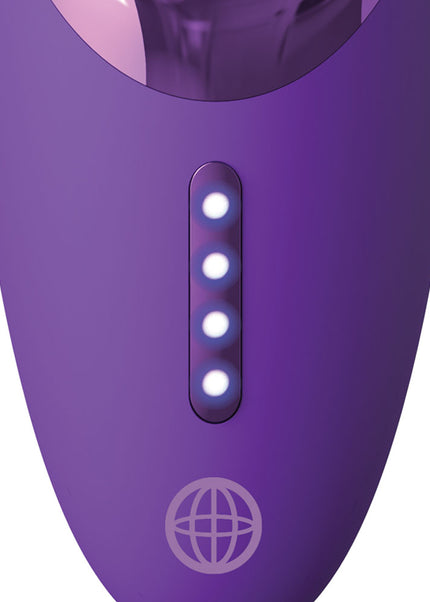 Fantasy For Her Pleasure Sucker - Purple USB Rechargeable Sucking