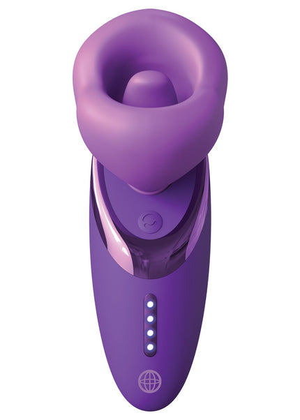 Fantasy For Her Pleasure Sucker - Purple USB Rechargeable Sucking