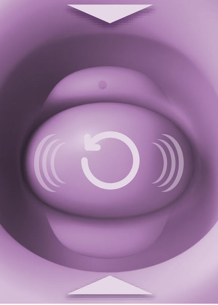 Fantasy For Her Lush Kiss Plush - Purple - Purple USB Rechargeable Licking & Sucking Stimulator