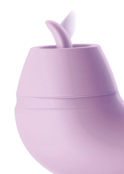 Fantasy For Her G-Touch Pulse Pro - Purple - Purple 23.4 cm USB Rechargeable Rabbit Vibrator with Flicking Shaft and Tip
