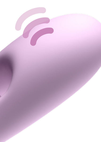 Fantasy For Her G-Touch Pulse Pro - Purple - Purple 23.4 cm USB Rechargeable Rabbit Vibrator with Flicking Shaft and Tip