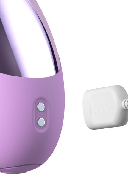 Fantasy For Her intiMotion Flutter Pro - Purple 20.6 cm USB Rechargeable Rabbit Vibrator with Pulsating Tip