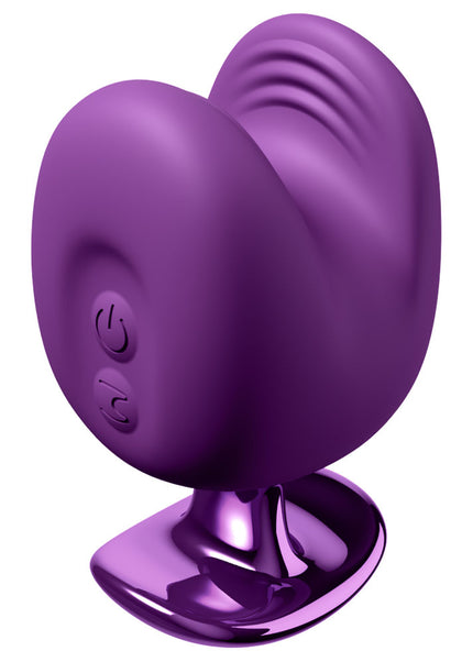 Fantasy For Her Luv Bites - Purple - Purple USB Rechargeable Vibrating & Biting Stimulator