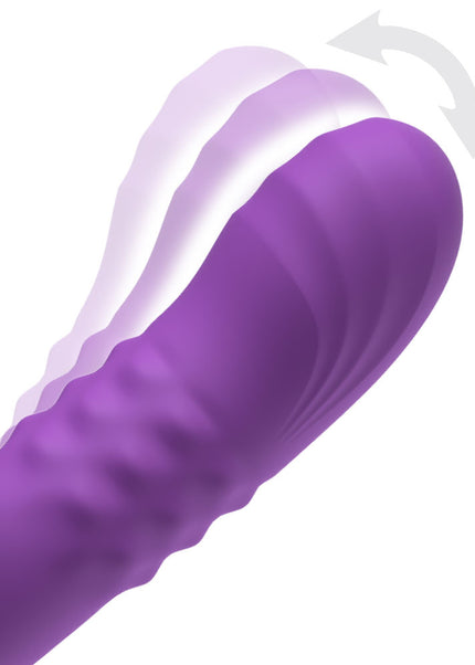 Fantasy For Her Harmoni Pro - Purple - Purple 17.8 cm USB Rechargeable Throbbing Vibrator