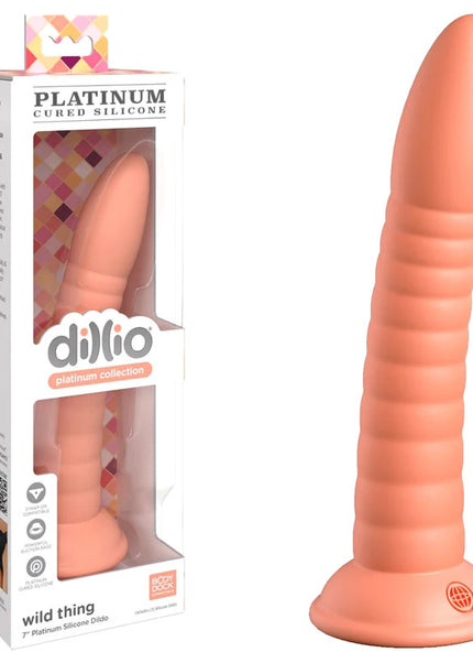 Dillio Platinum Wild Thing - Peach - Peach 17.8 cm (7'') Dong