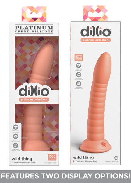 Dillio Platinum Wild Thing - Peach - Peach 17.8 cm (7'') Dong