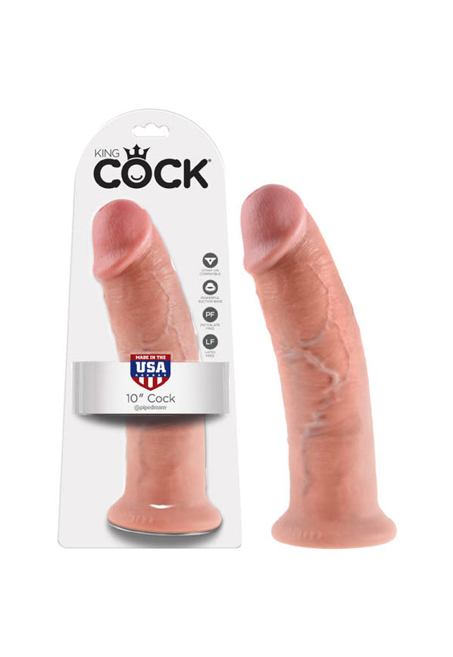 King Cock 10'' Cock - Flesh 25.4 cm (10'') Dong