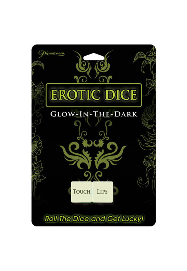 Erotic Dice - Glow in the Dark Couple's Dice Game