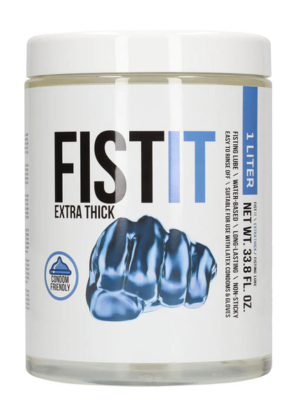 Pharmquests Fist-It Extra Thick - Thick Water Based Lubricant - 1000 ml Tub