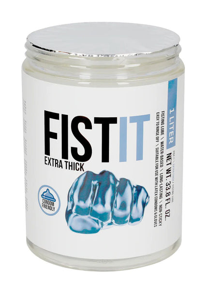 Pharmquests Fist-It Extra Thick - Thick Water Based Lubricant - 1000 ml Tub