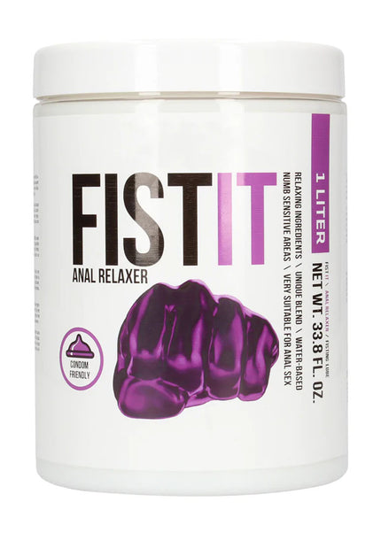 Pharmquests Fist-It Anal Relaxer - Water Based Relaxing Lubricant - 1000 ml Tub