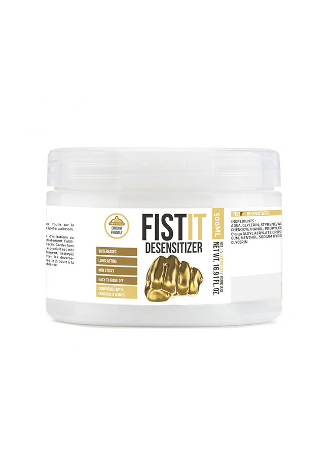 Pharmquests Fist-It Numbing - Water Based Numbing Lubricant - 500 ml Tub