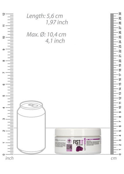 PHARMQUESTS Fist-It Anal Relaxer - 300ml - Water Based Relaxing Lubricant - 300 ml Tub