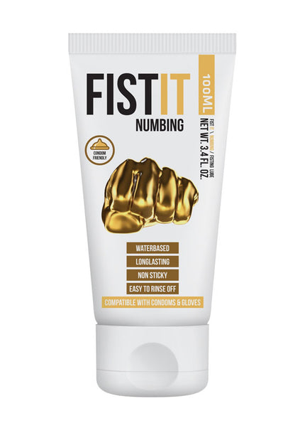 PHARMQUESTS Fist-It Desensitiser - 100 ml - Water Based Numbing Lubricant - 100 ml Tube