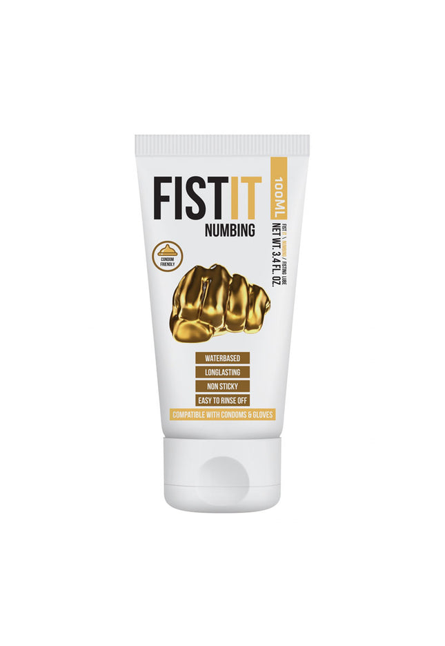 PHARMQUESTS Fist-It Desensitiser - 100 ml - Water Based Numbing Lubricant - 100 ml Tube