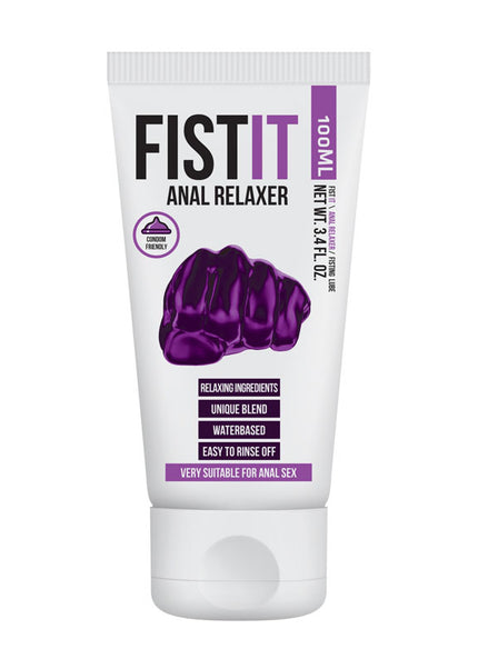 PHARMQUESTS Fist-It Anal Relaxer - 100ml - Water Based Relaxing Lubricant - 100 ml Tube