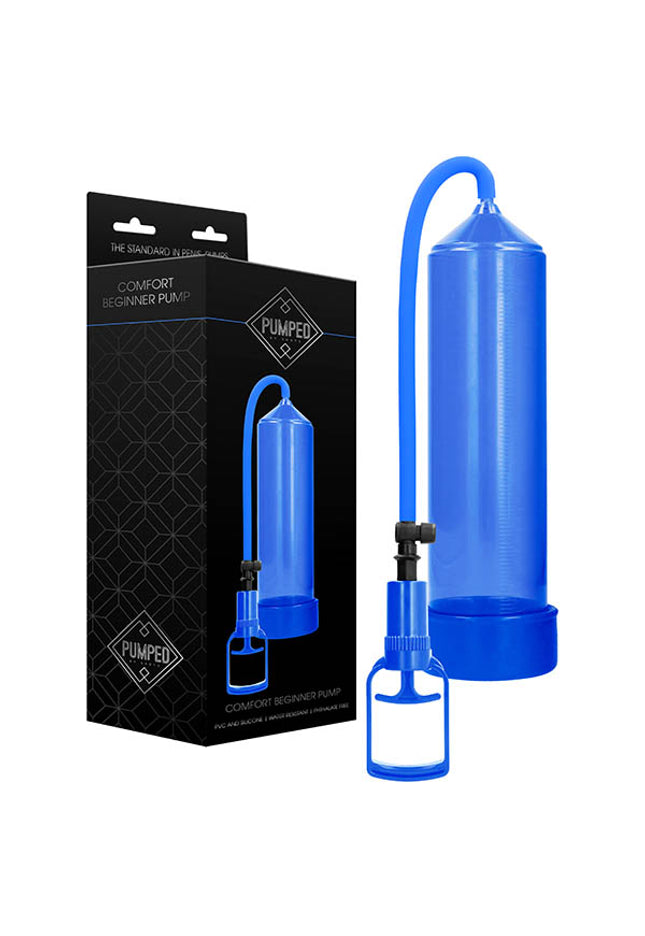 Pumped Comfort Beginner Pump - Blue Penis Pump
