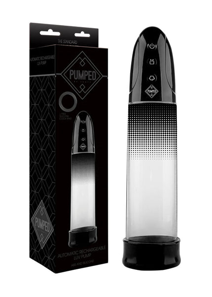 Pumped Automatic Rechargeable Luv Pump - Black USB Rechargeable Powered Penis Pump