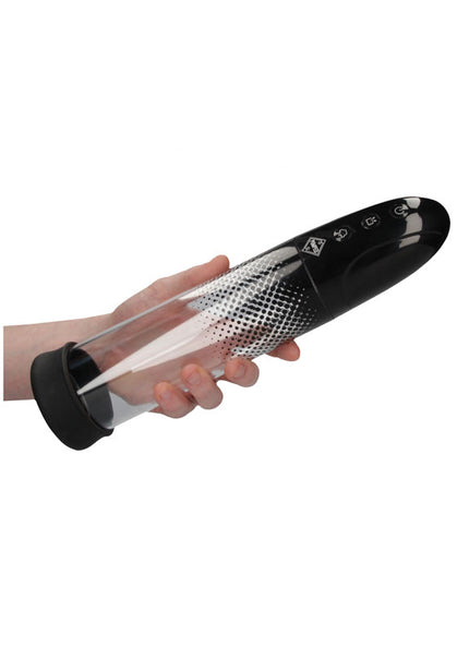 Pumped Automatic Rechargeable Luv Pump - Black USB Rechargeable Powered Penis Pump