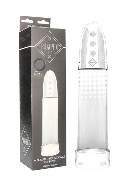 Pumped Automatic Rechargeable Luv Pump - Clear USB Rechargeable Powered Penis Pump