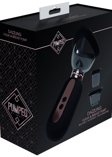 PUMPED Dazzling Auto Ladies Pump - Black - Black USB Rechargeable Ladies Pump