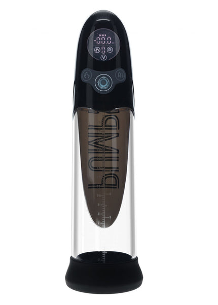 PUMPED Aqua-Pro Auto Pump - Black - Black/Clear USB Rechargeable AI-Enabled Submersible Auto Penis Pump
