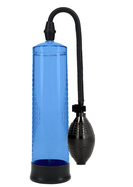 PUMPED Basic Pump 1 - Blue - Blue Penis Pump
