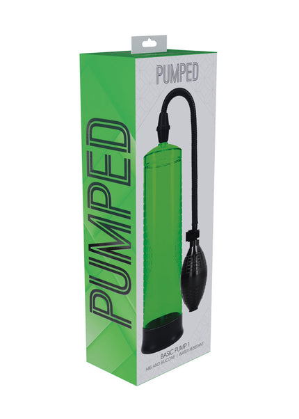 PUMPED Basic Pump 1 - Green - Green Penis Pump