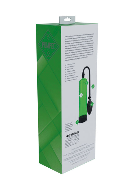 PUMPED Basic Pump 1 - Green - Green Penis Pump