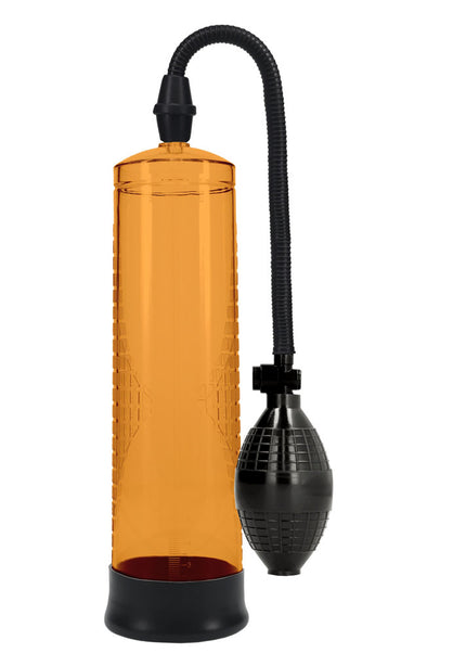 PUMPED Basic Pump 1 - Orange - Orange Penis Pump