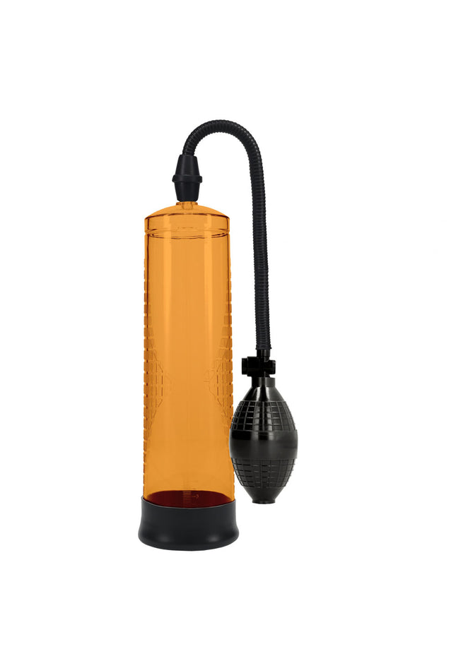 PUMPED Basic Pump 1 - Orange - Orange Penis Pump