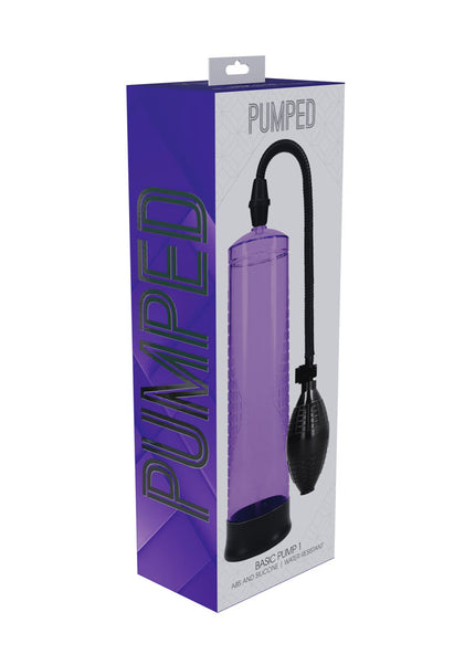 PUMPED Basic Pump 1 - Purple - Purple Penis Pump