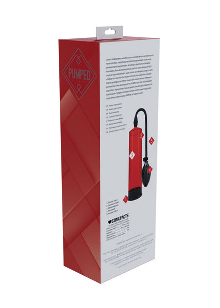 PUMPED Basic Pump 1 - Red - Red Penis Pump