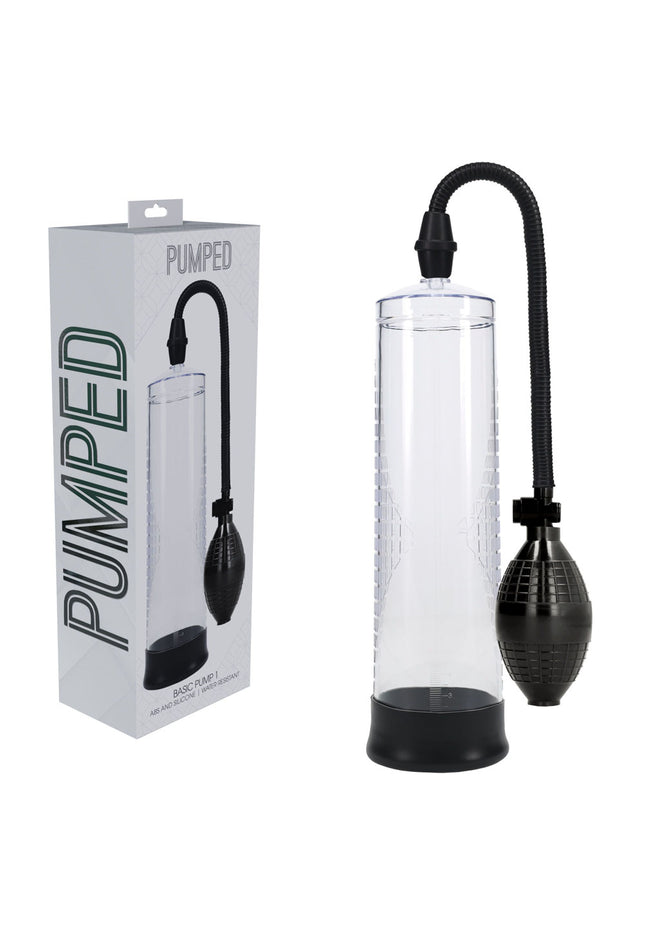 PUMPED Basic Pump 1 - Transparent - Clear Penis Pump