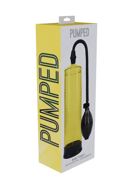 PUMPED Basic Pump 1 - Yellow - Yellow Penis Pump