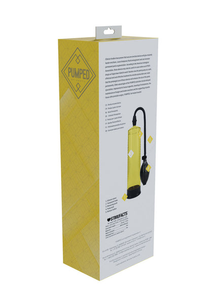 PUMPED Basic Pump 1 - Yellow - Yellow Penis Pump