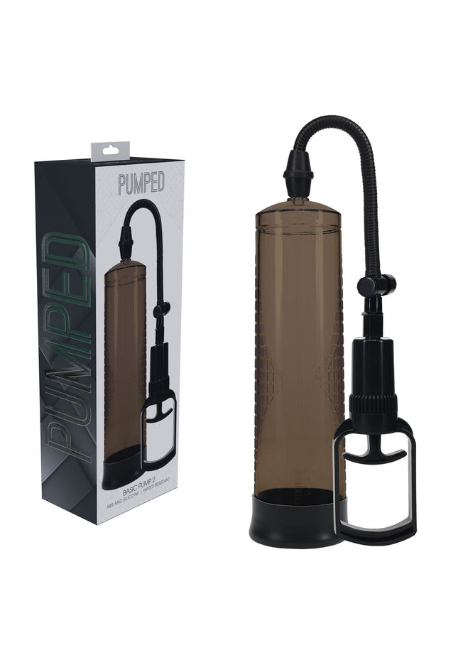 PUMPED Basic Pump 2 - Black - Black Penis Pump